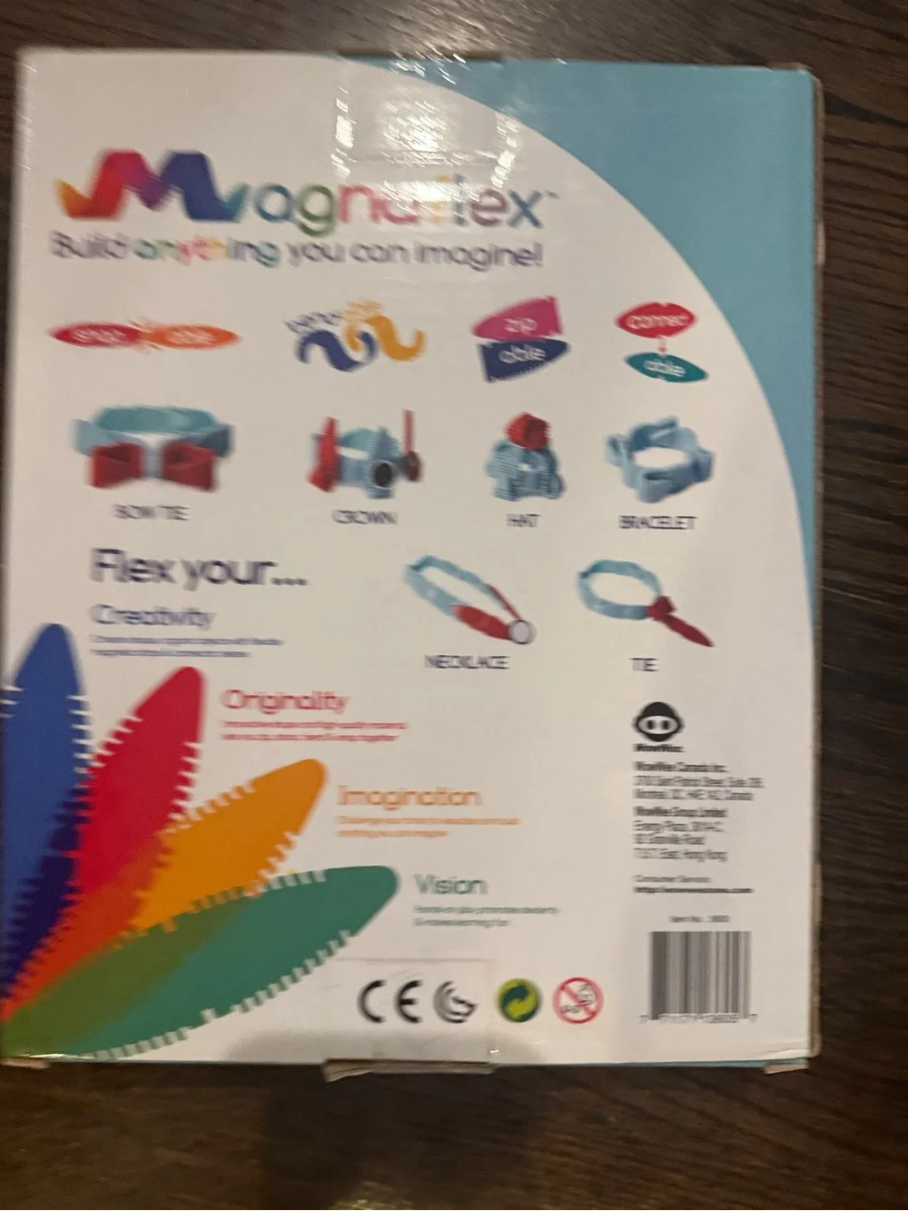 Magnaflex Kids Wearable Magnetic Toy Set - New Magnet Blocks STEM Toy